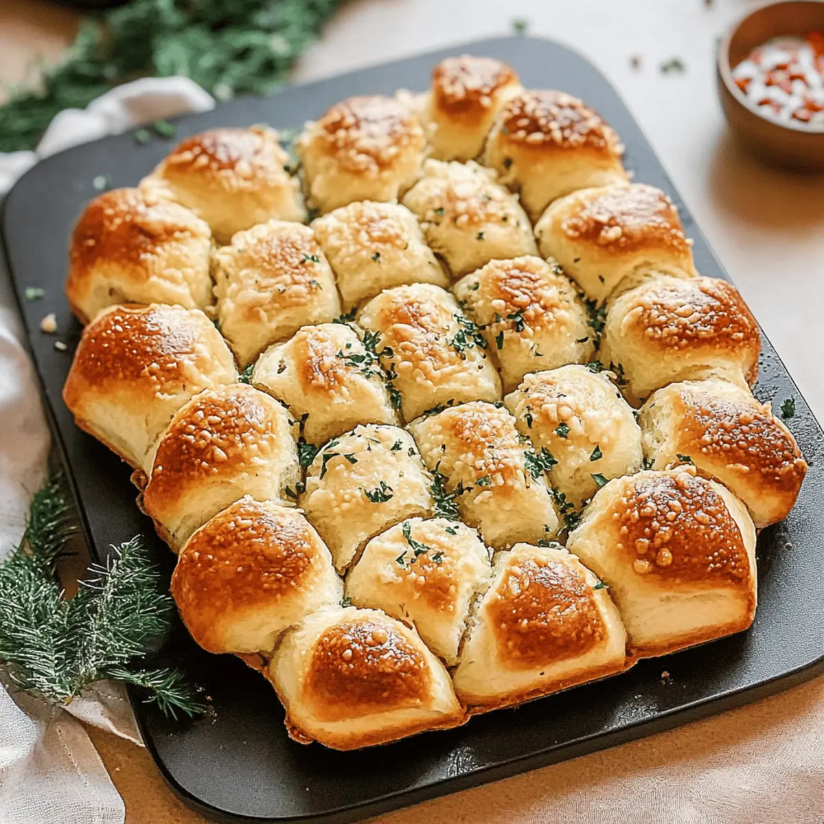 Cheesy Pull Apart Holiday Bread
