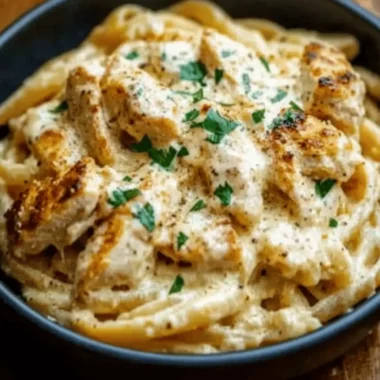 Creamy Chicken Garlic Parmesan Pasta