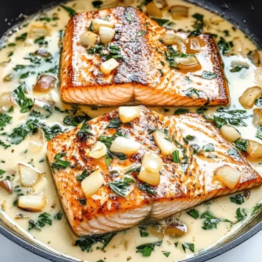 Tuscan Garlic Salmon