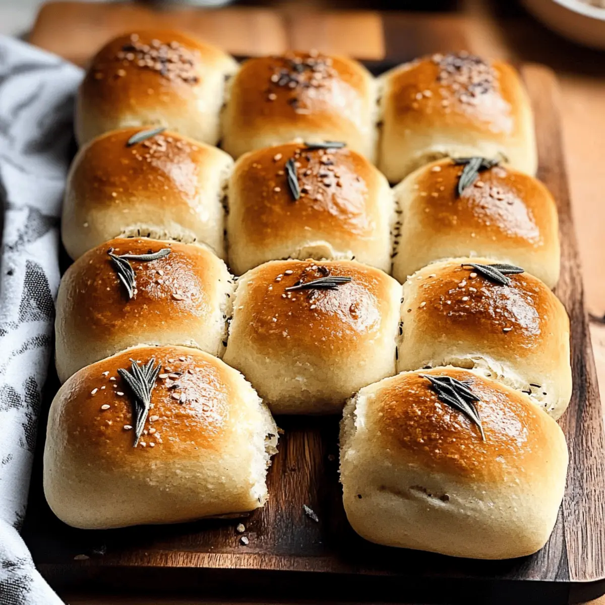 Brown Butter Sage Dinner Rolls