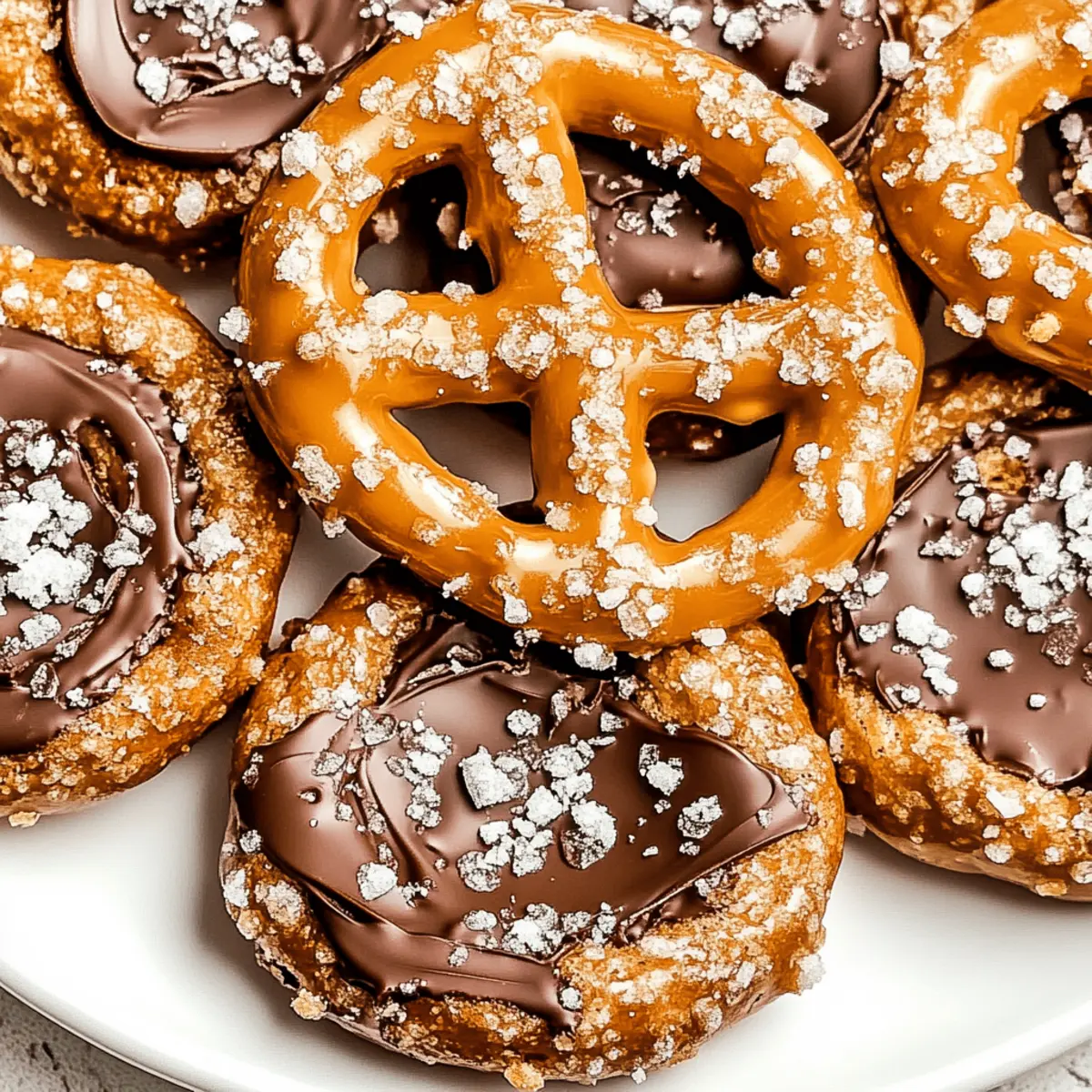 Salted Caramel Chocolate Pretzel